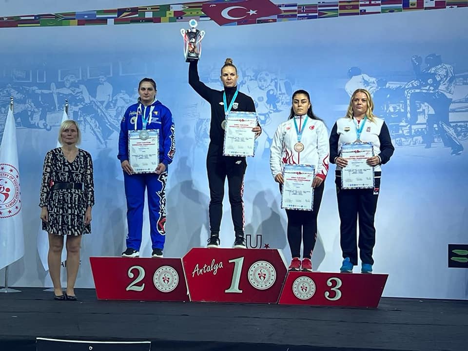 Read more about the article JASMINA MERDIĆ SENIORSKA VICEPRVAKINJA EVROPE