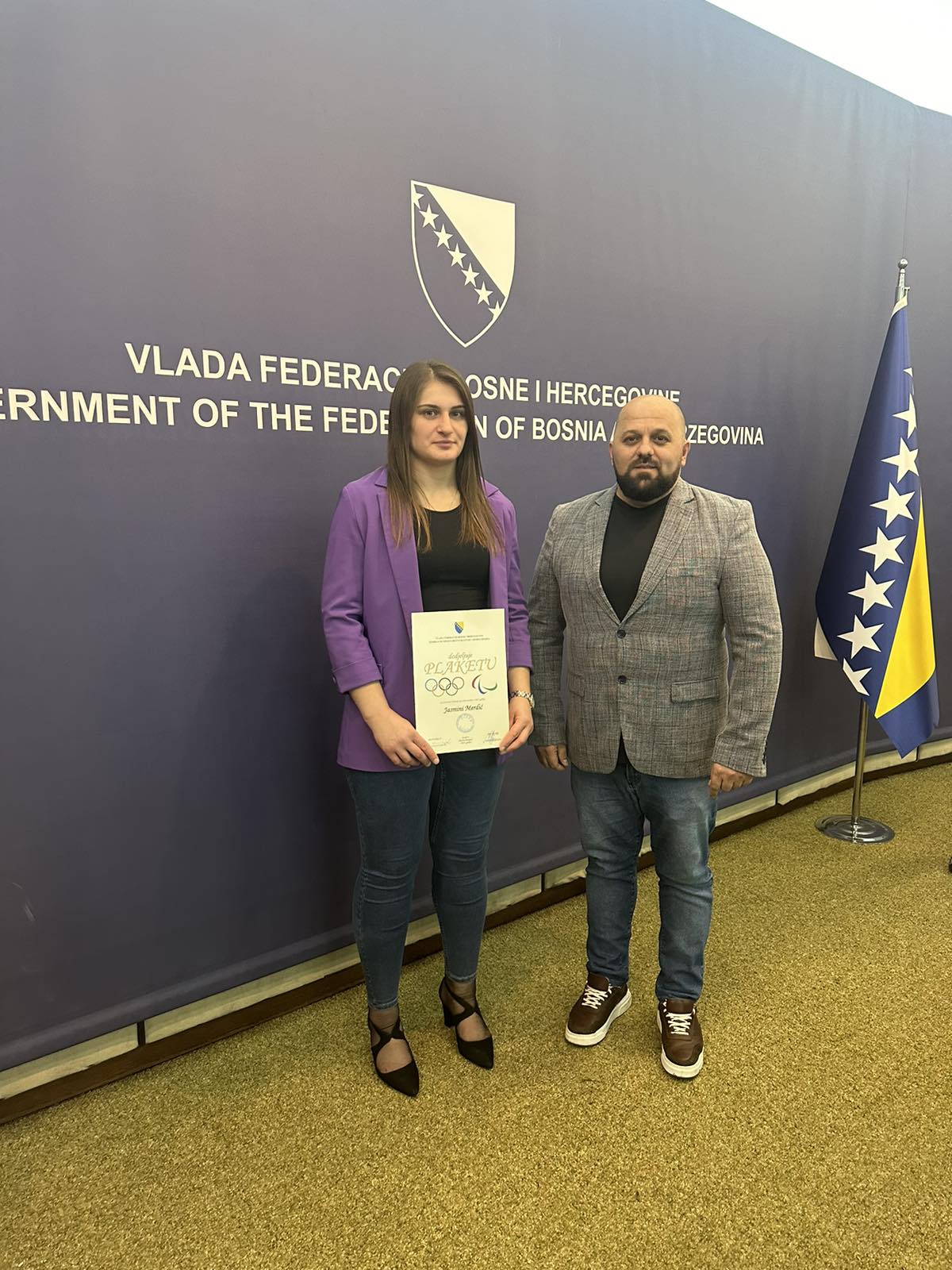 Read more about the article PLAKETA ZA VRHUNSKI SPORTSKI REZULTAT U 2023. GODINI