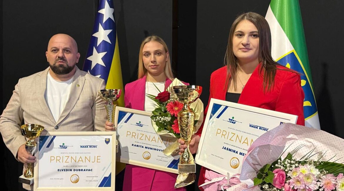 Za KBS Titanium tri  priznanja na Izboru sportiste ZE-DO kantona